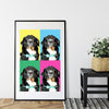 Turn your photo into pop art custom poster